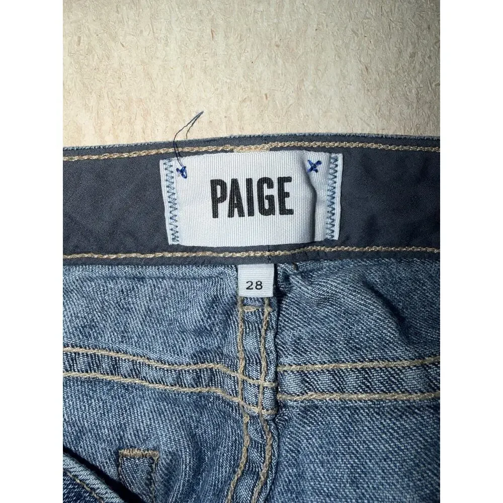 Paige women’s distressed skyline ankle peg blue jeans
Size 28 - Picture 7 of 16